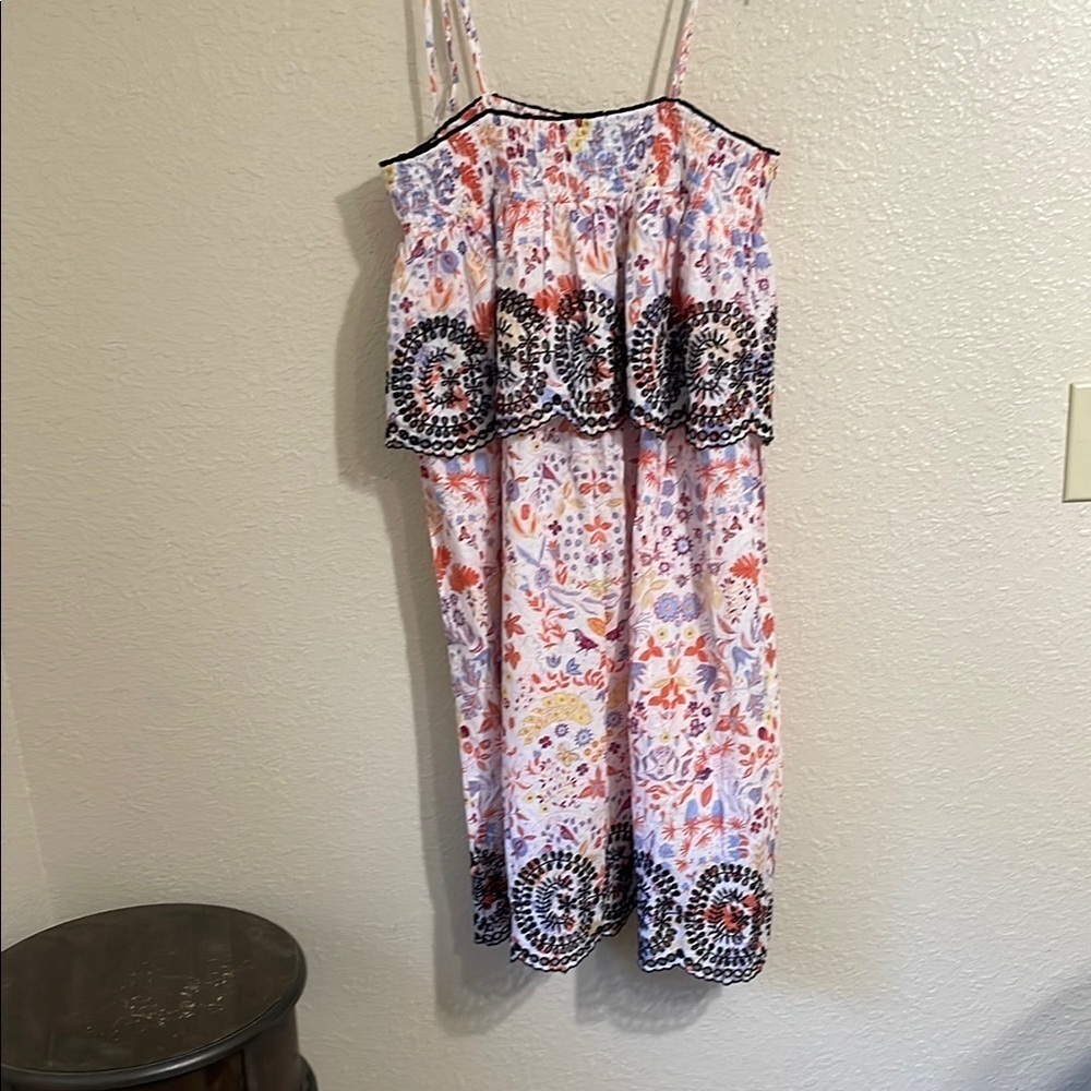 Antik Batik smocked embroidered Samsa dress